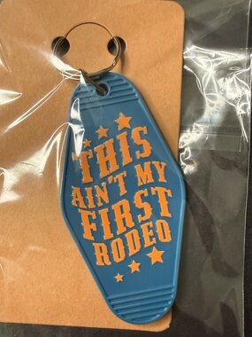 Rodeo Retro Motel style keychain